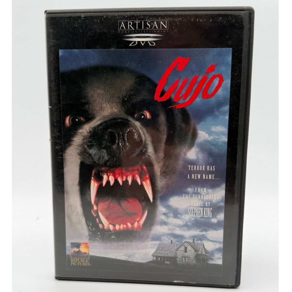 Cujo DVD 2000 Artisan Stephen King Horror Movie Dee Wallace Fullscreen